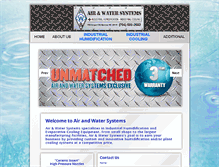 Tablet Screenshot of airandwatersystems.com